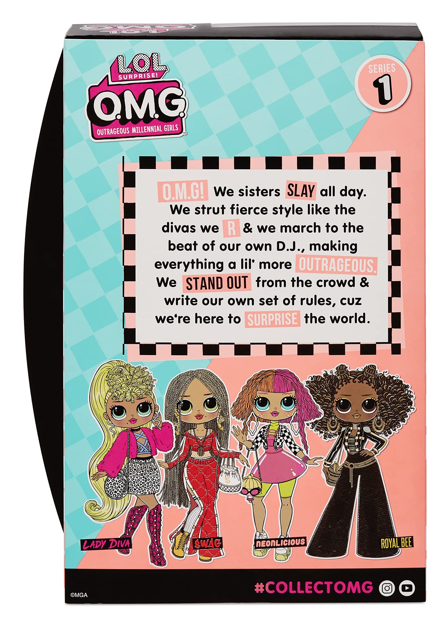 LOL Surprise OMG Neonlicious Fashion Doll- for Kids Ages 4+
