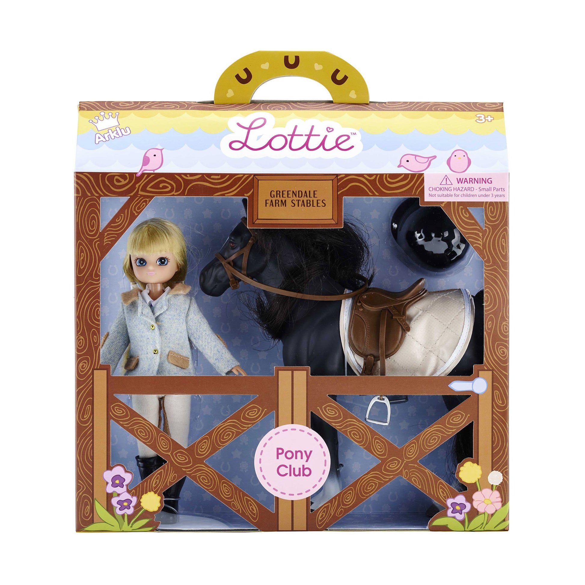 Lottie Pony Club Doll with Horse Set and Accessories
