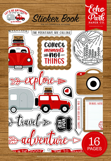 Echo Park Paper Company Let's Go Anywhere Book Sticker (LGA242029)