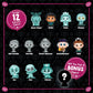 Disney Doorables The Haunted Mansion Collection Peek, Includes 12 Exclusive Mini Collectible Figures, Styles May Vary, Kids Toys for Ages 5 Up, Amazon
