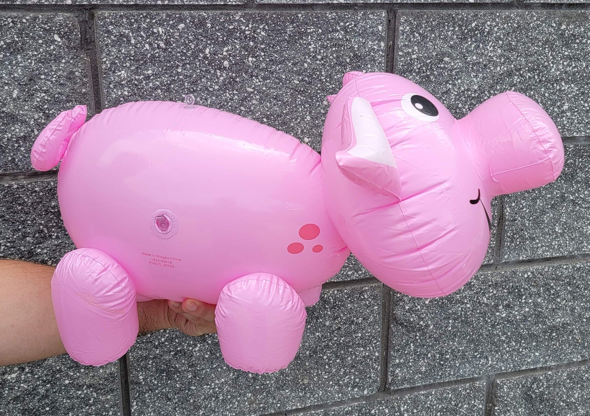 Zugar Land Large 24" Pink Pig Inflatable (2 Pack) Fun Farm Animal Balloon and Party Decoration