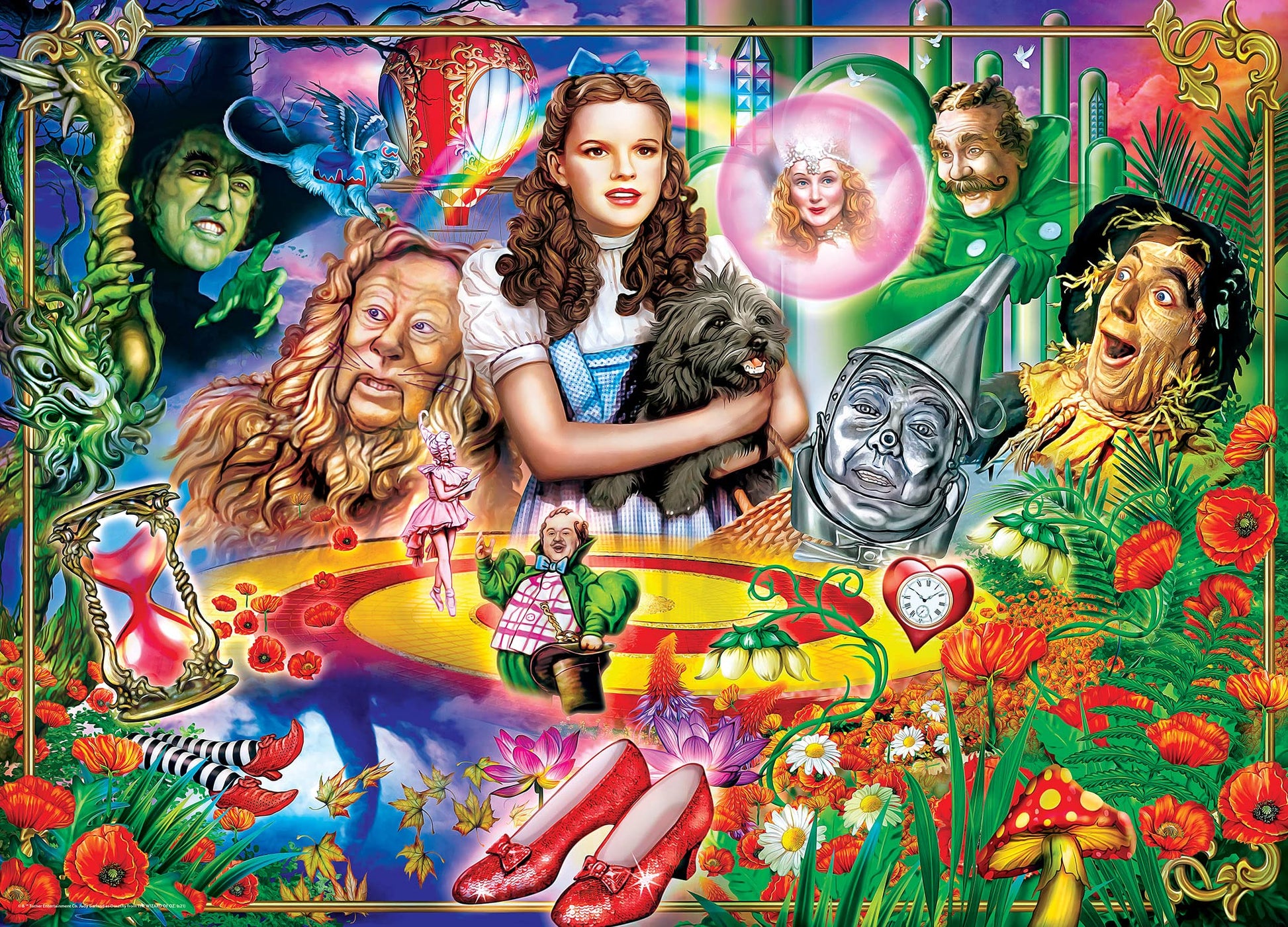 MasterPieces 1000 Piece Jigsaw Puzzle - Wizard Dorothy's Magical Land of Oz - Fun for Adults, Family, Or Youth - 19.25"x26.75"