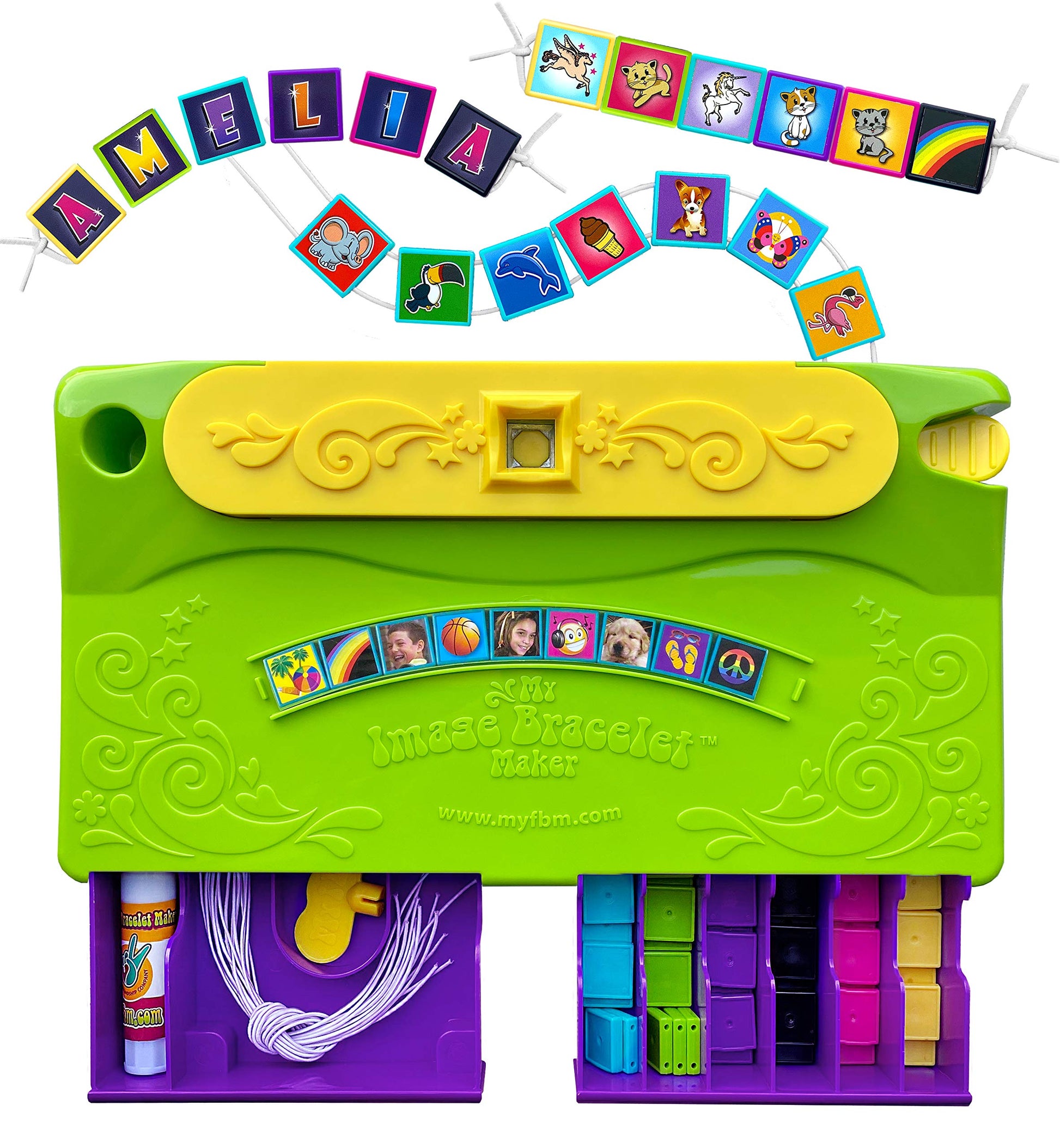 Choose Friendship, My Image Bracelet Maker Kit, Jewelry Maker Kit for Kids, 100 items
