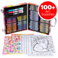 Crayola Mini Art Set with UniCreatures, Kids Art Kit, 100+ Pieces, Ages 3, 4, 5, 6, 7