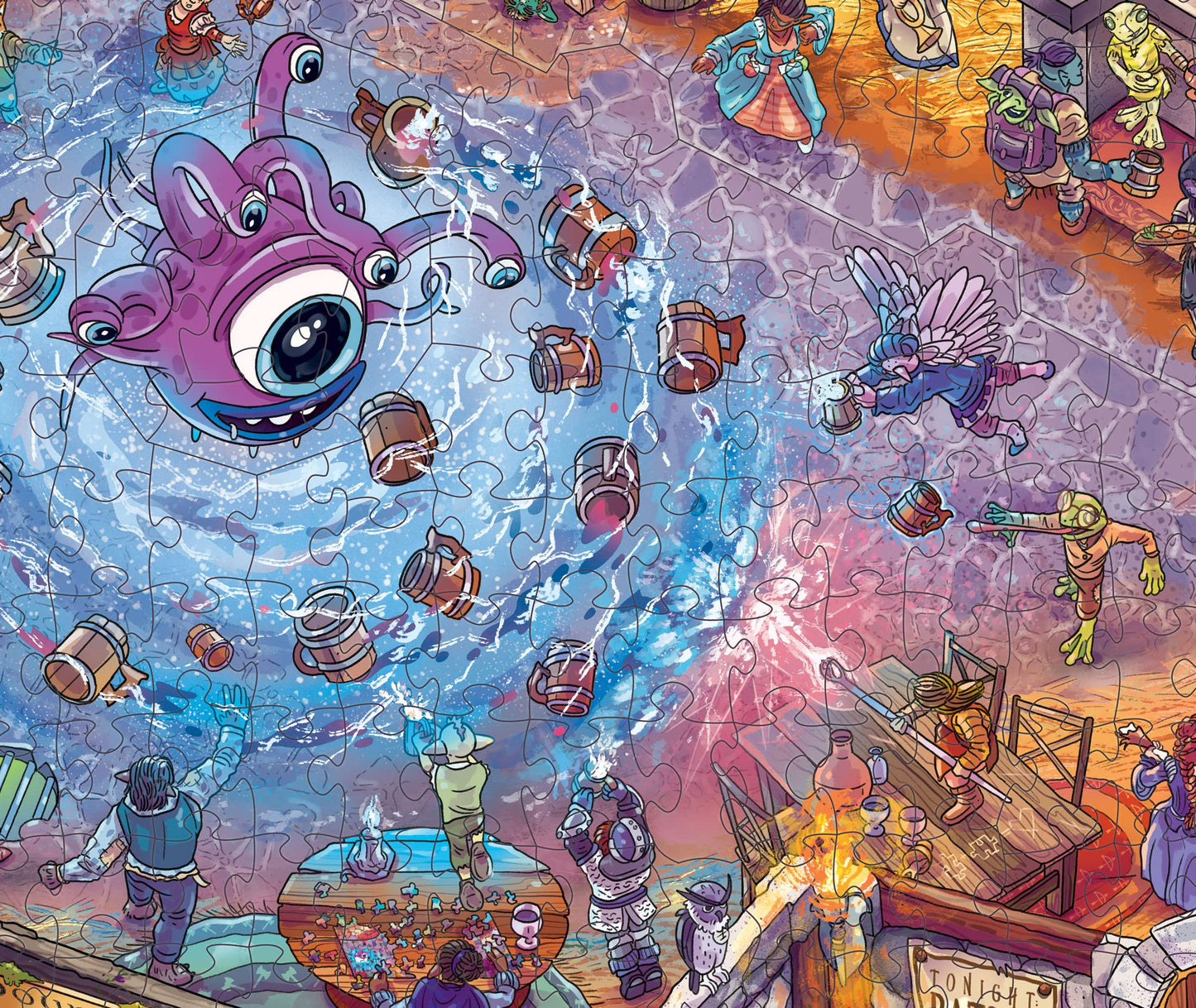 The Puzzled Patron • 1000-Piece Puzzle by Magic Puzzle Company • Series 3