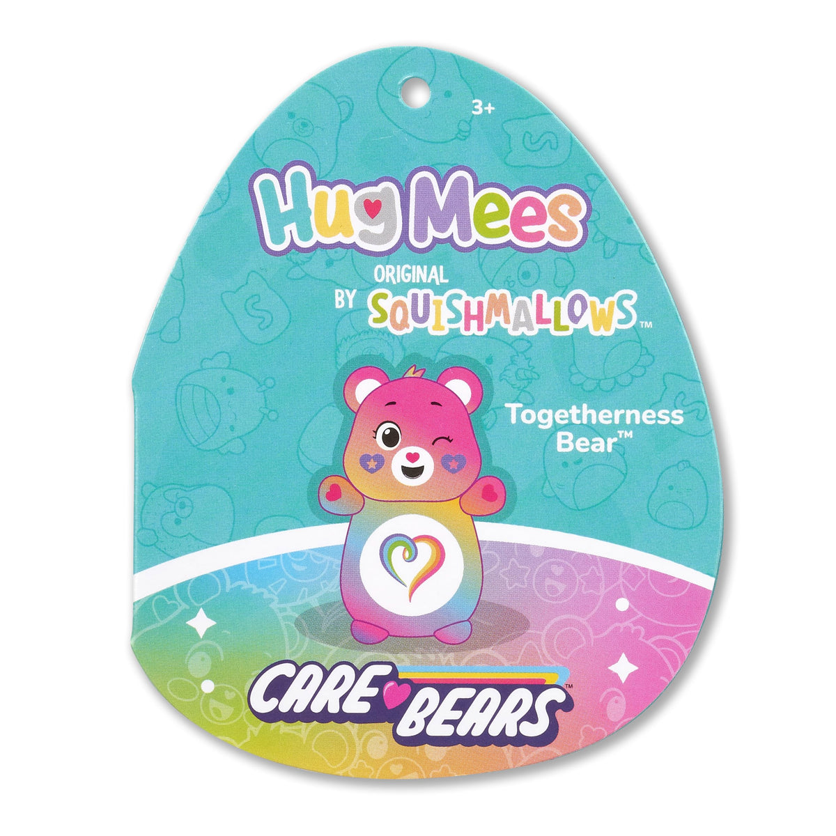 Squishmallows Original Care Bears 10in Togetherness Bear HugMees - Ultrasoft Official Jazwares Plush (Medium-Sized)