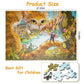 1000-Piece Fantasy Forest Cat Jigsaw Puzzle, Cats and Insects Band Puzzle for Adults Fun and Challenging Family Game Great Gift Idea, Finished Size is