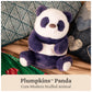 GUND Plumpkins Panda 8-Inch Weighted Bottom Stuffed Animal Plush Toy