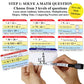 Think2Master Wacky Cards Practicing Math Including Addition, Subtraction & Multiplication.