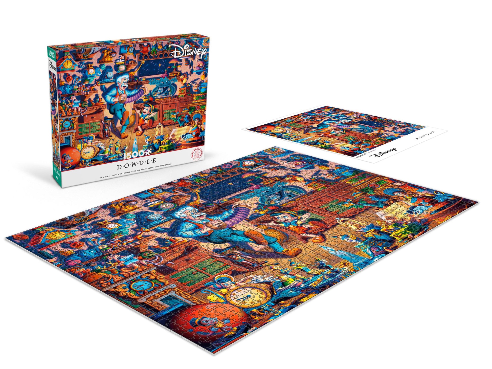 Ceaco - Eric Dowdle Pinocchio - 1500 Piece Jigsaw Puzzle for Adults