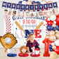 Baseball 1st birthday party decorations boy, our rookie Backdrop,Baseball Balloon Arch,my rookie year banner,first birthday decorations for boy