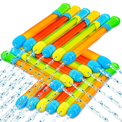 Sloosh 24 pcs Blaster Soaker Water Gun, Squirt Guns Soaker for Kids Summer Swimming Pool Beach Sand Outdoor Water Activity Fighting Play Toys,16.5''