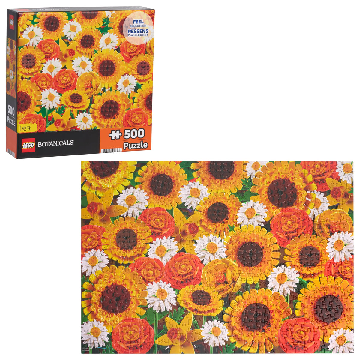 LEGO® Botanicals Sunflower Collage Puzzle (500 pcs)