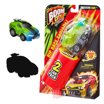 Boom City Racers 2 Pack - ASST 4, Muticolor (40059)