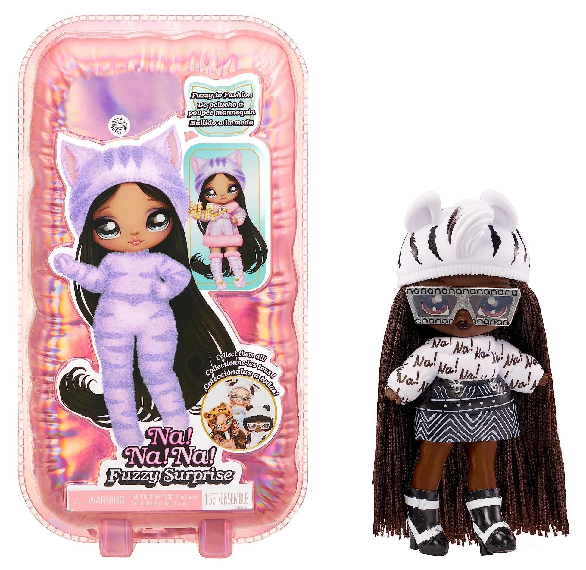 Na! Na! Na! Surprise Fuzzy - Zebra Girl