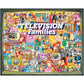 White Mountain Puzzles TV Families - 1000 Piece Jigsaw Puzzle