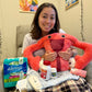 GIANT MICROBES Uterus Plush 24" - Uterus Pillow with Detachable Ovaries