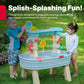 Step2 Rain Showers & Flow Kids Water Table, Outdoor Toddler Activity Table, 15-Piece Accessory Set, Ages 1.5+ Years Old, Multicolor (Gray, Blue, Red)