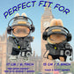 Clothes for 17cm(6.7inch) Labubu, - 7 PCS Street Photographer Outfits for Labubu, Interactive Camera, Zippered Hoodie, Hat, Sneakers, Glasses
