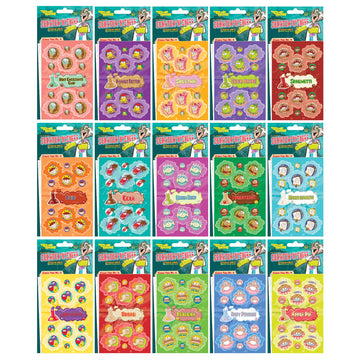 Just For Laughs Dr. Stinky's Scratch N Sniff Stickers 15-Pack, 405 Total (Series 4)