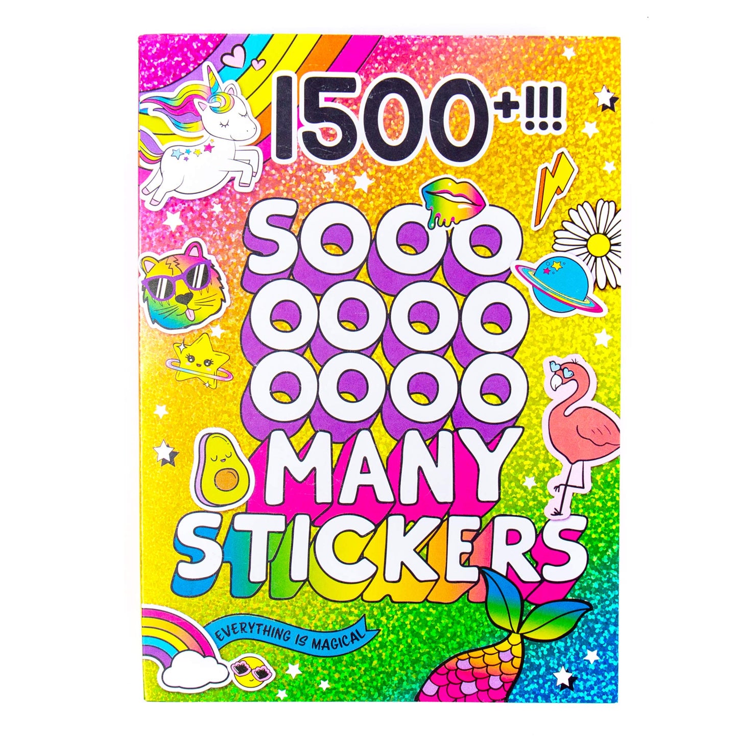 Horizon Group USA Sticker Book with Large and Small Sizes, Kids Stationary for Water Bottle, Notebooks, and Party Favors, Just My Style