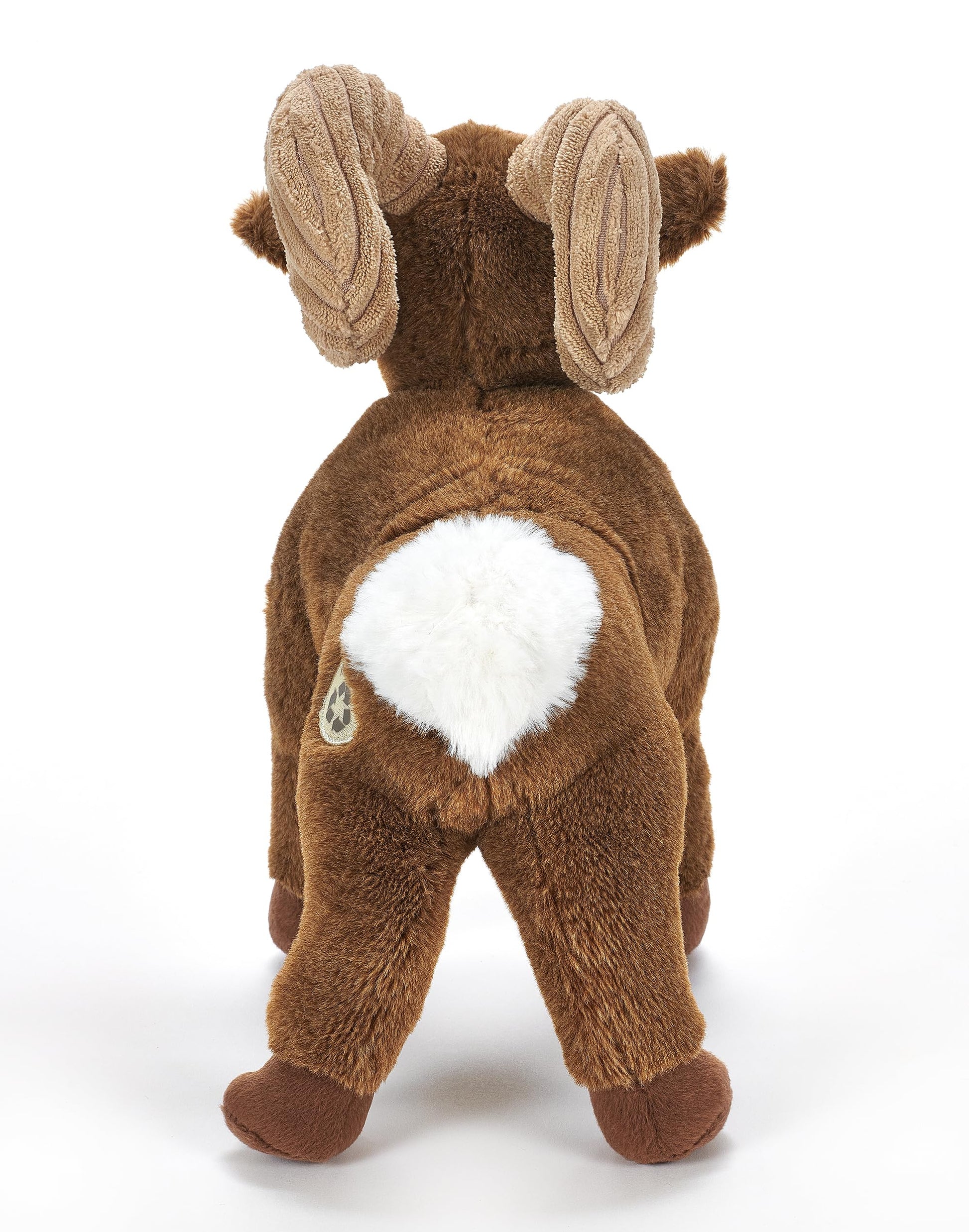 The Petting Zoo Big Horn Sheep Stuffed Animal Plushie, Gifts for Kids, Wild Onez Zoo Animals, Sheep Plush Toy, 12 inches