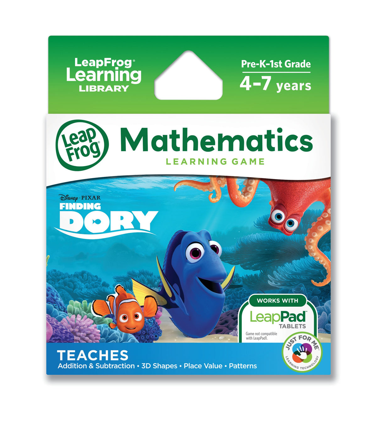 LeapFrog Disney/Pixar Finding Dory Learning Game (Epic, LeapPad Platinum, LeapPad Ultra, LeapPad2, LeapPad3)