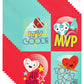American Greetings Valentines Day Cards for Kids Classroom with Stickers, Sports (40-Count)