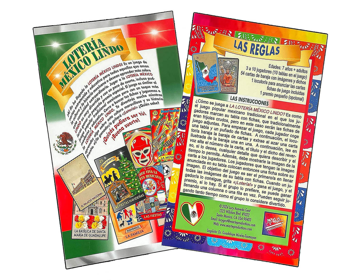 MI ARTE PRODUCTIONS Loteria Mexican Card Game - Learn Mexican History & Culture - Fun and Educational for Kids and Families - Great for School