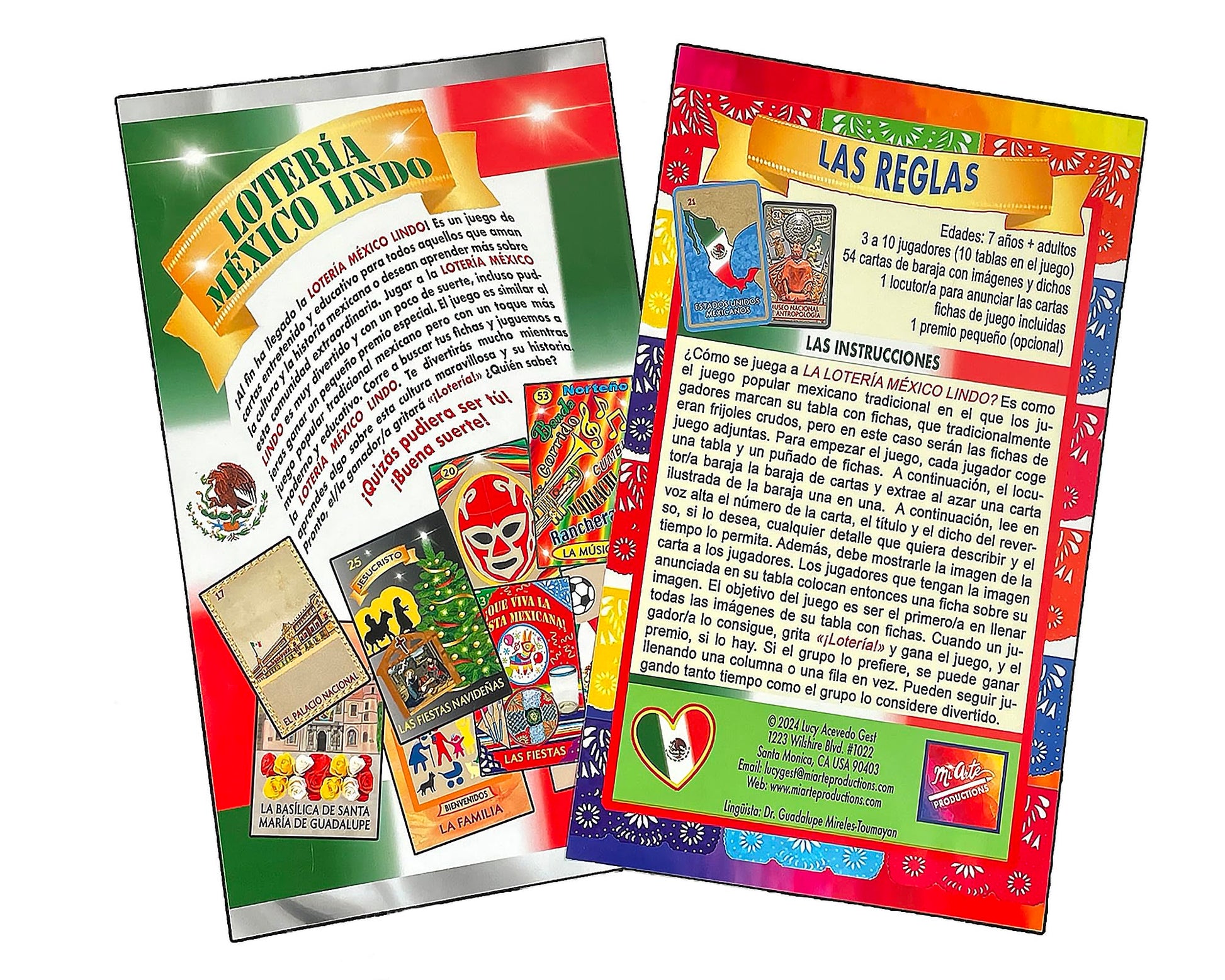 MI ARTE PRODUCTIONS Loteria Mexican Card Game - Learn Mexican History & Culture - Fun and Educational for Kids and Families - Great for School