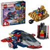 LEGO Marvel Captain America vs. Thanos Building Toy - Pretend Play Set for Boys & Girls, Ages 4+ - Kids Building Blocks W/ 2 Super Hero Toy