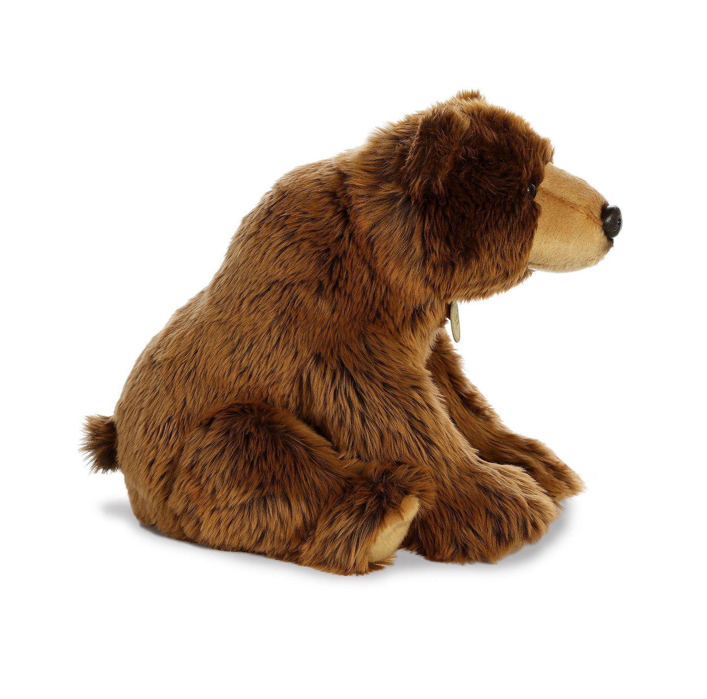 Aurora® Realistic Miyoni® Grizzly Stuffed Animal - Lifelike Details Make a Cherished Companion - Perfect for Decorating Bedrooms or Classrooms - Brown