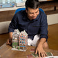 Wrebbit3D Hotel 3D Puzzle | Urbania Collection | 295 Jigsaw Puzzle Pieces | Charming and Unique Streetscape of a Small Town