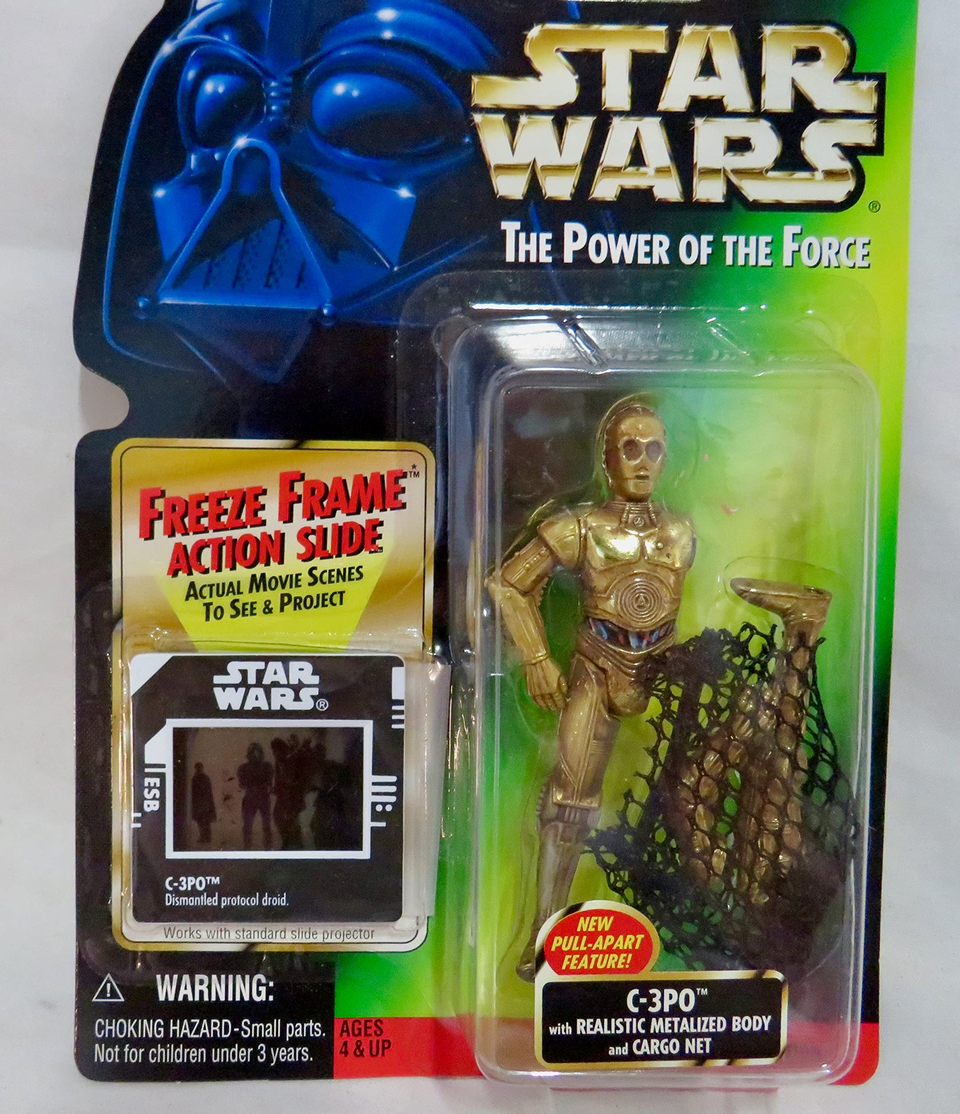 Power of The Force Freeze Frame C-3PO w/CargoNet