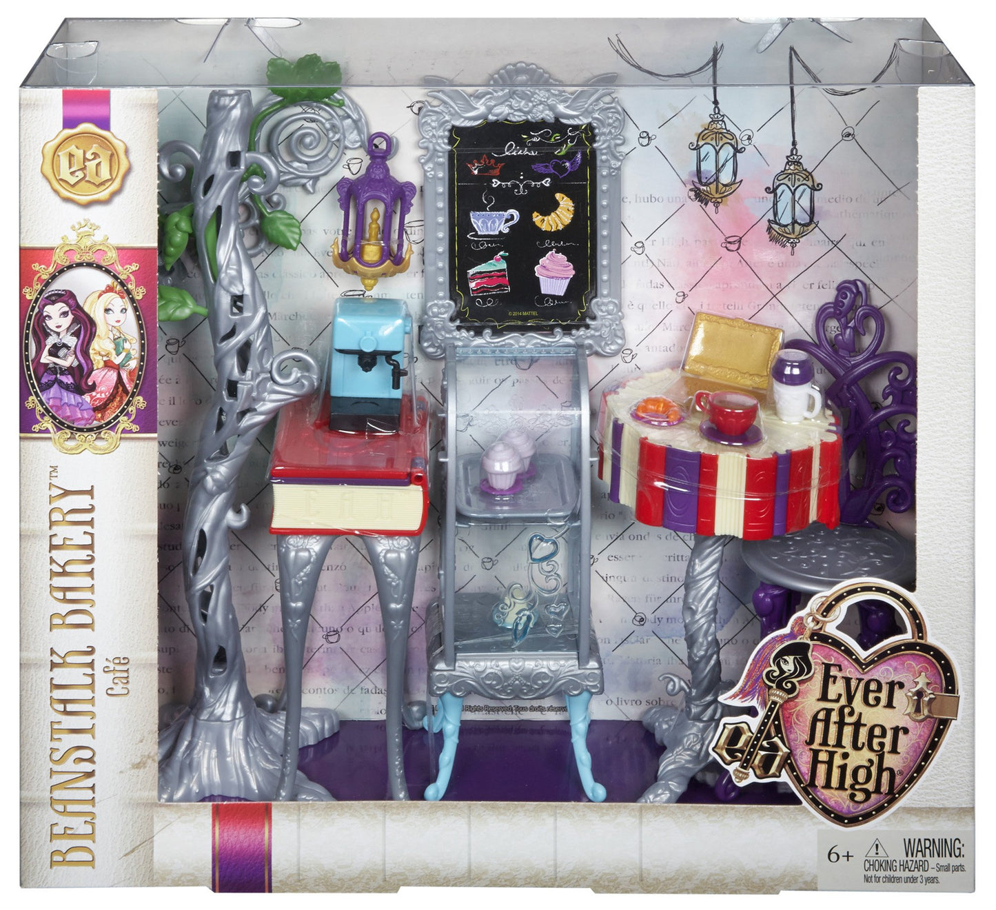 Mattel Ever After High Book End Hangout Beanstalk Bakery Playset
