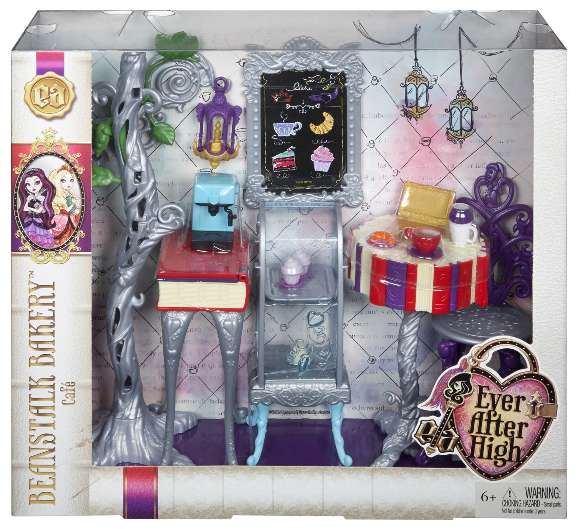 Mattel Ever After High Book End Hangout Beanstalk Bakery Playset