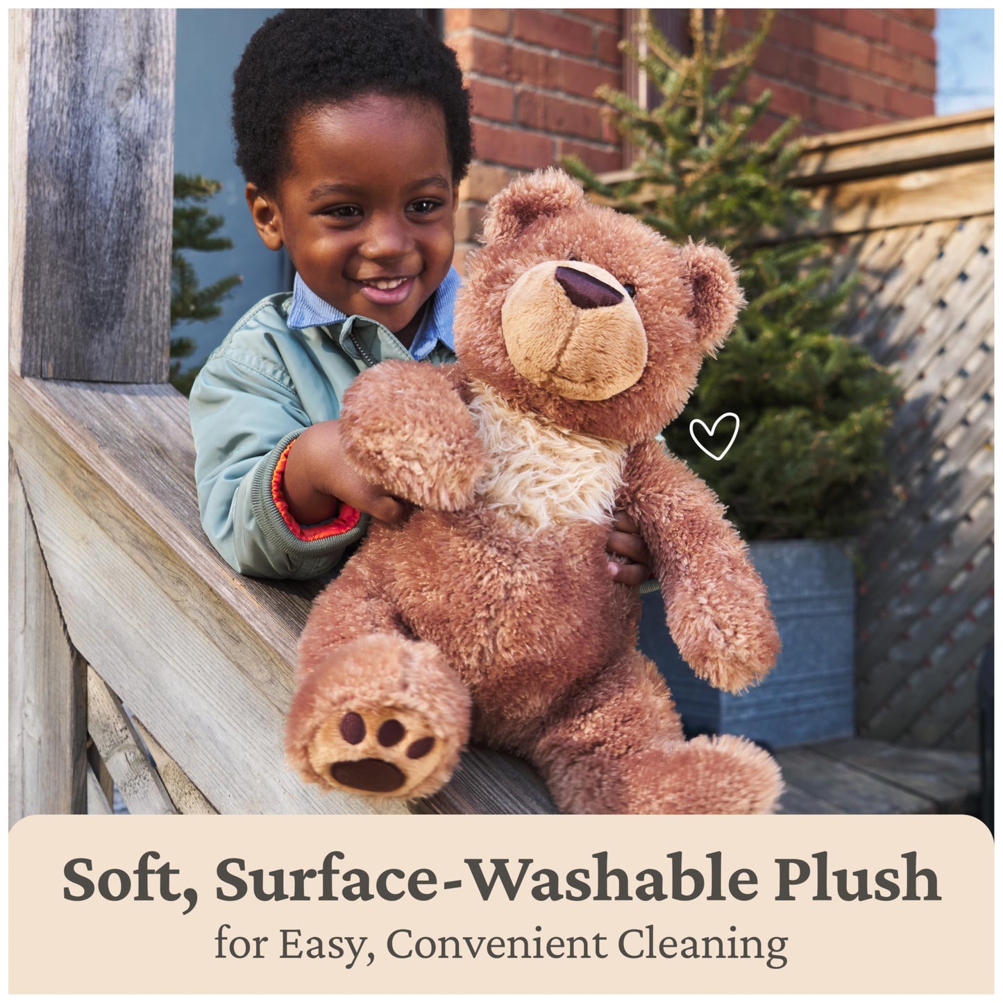 GUND Slumbers 17-Inch Classic Brown Teddy Bear Plush Toy for Ages 0+