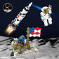 Plus Plus - Apollo 11 Space Playset Bundle - Space Mini Maker Tubes and Baseplate Builder - Construction Building STEM | STEAM Toy, Interlocking Mini