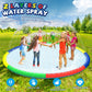 ODOSOLA 13 FT Large Splash Pad for Kids Ages 4-8, Non-Slip Baby Splash Pads for Toddlers, Oversized Kids Sprinklers for Yard, Heavy Duty Kid Pools