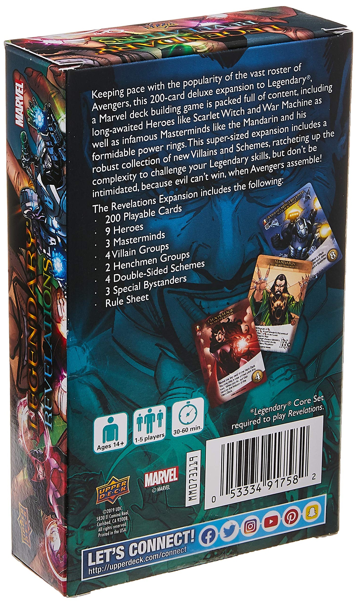 Legendary: Revelations Expansion | A Marvel Deck Building Game | Cooperative Board Game