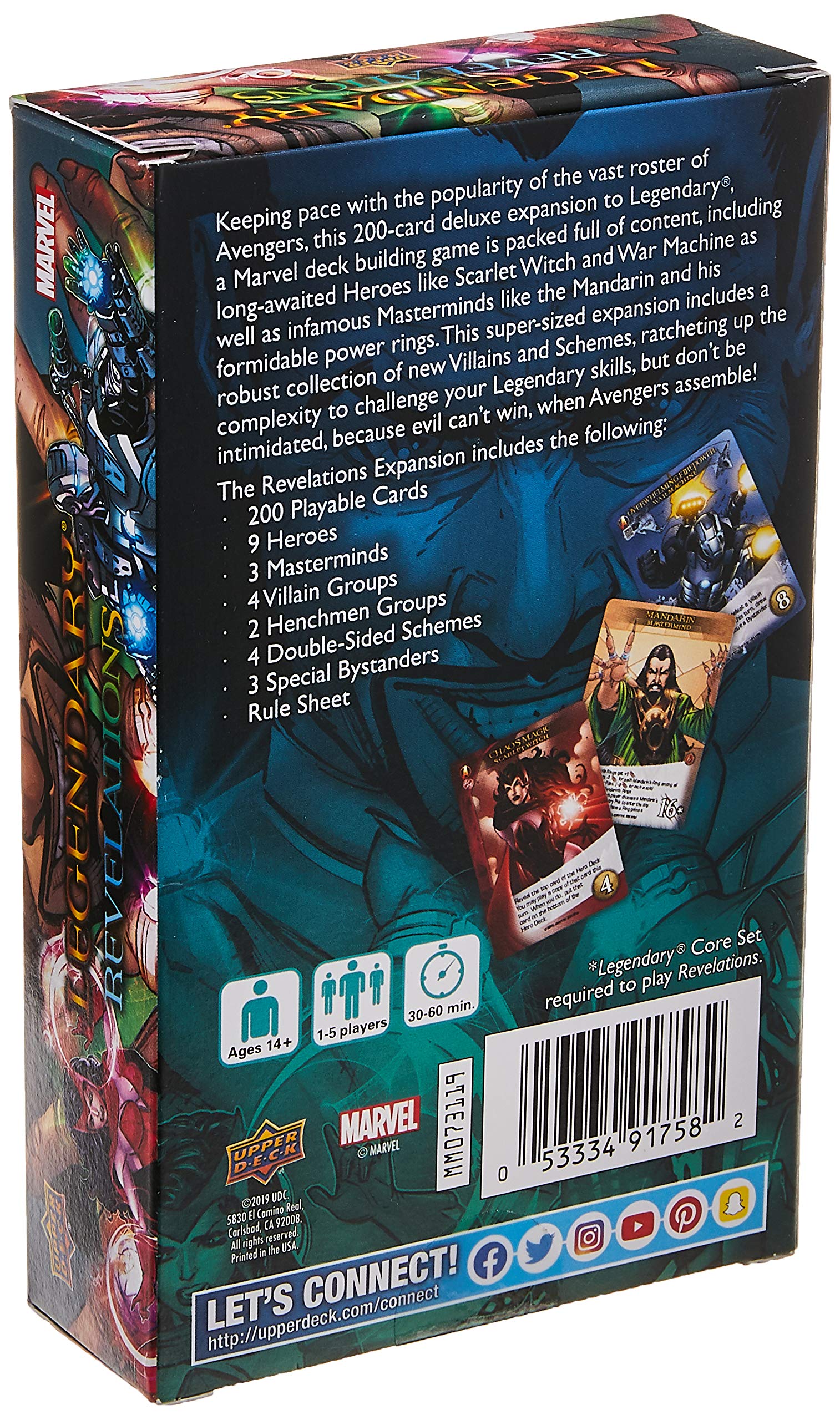 Legendary: Revelations Expansion | A Marvel Deck Building Game | Cooperative Board Game