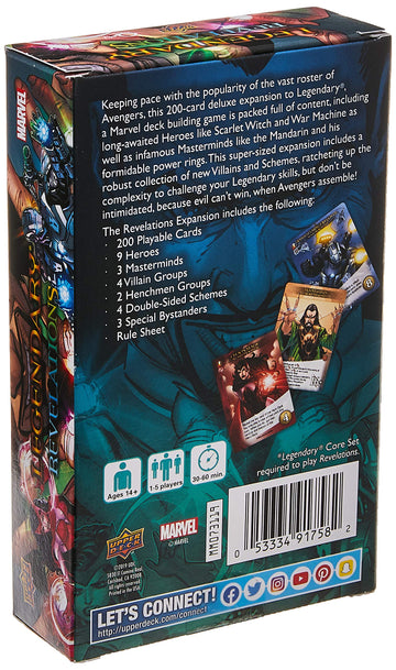 Legendary: Revelations Expansion | A Marvel Deck Building Game | Cooperative Board Game