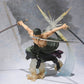 TAMASHII NATIONS Bandai Figuarts Zero Roronoa Zoro Battle Version Rengoku Onigiri Action Figure