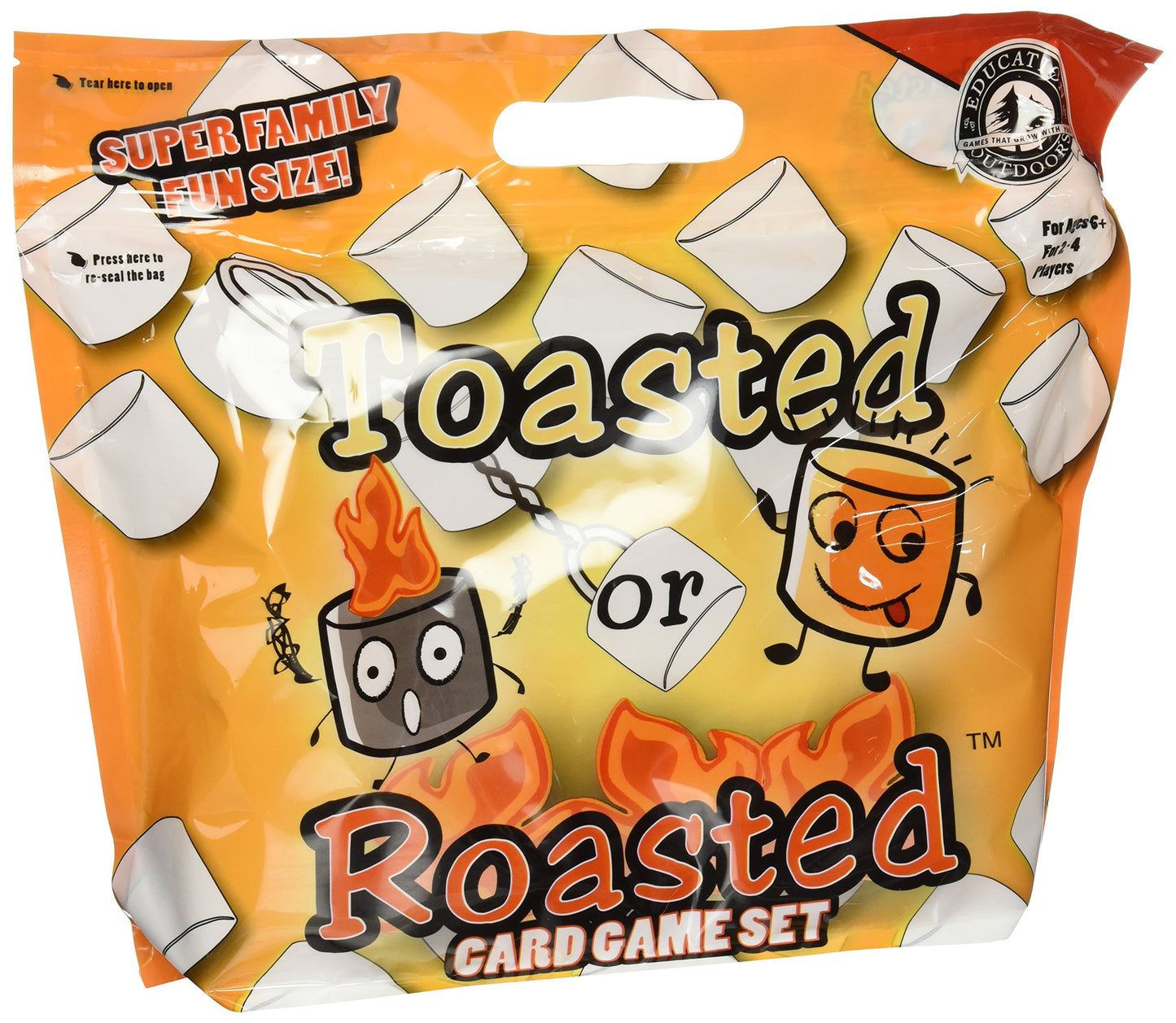 Education Outdoors Toasted or Roasted Card Game - Light Your Campfire, Toast Your Marshmallows