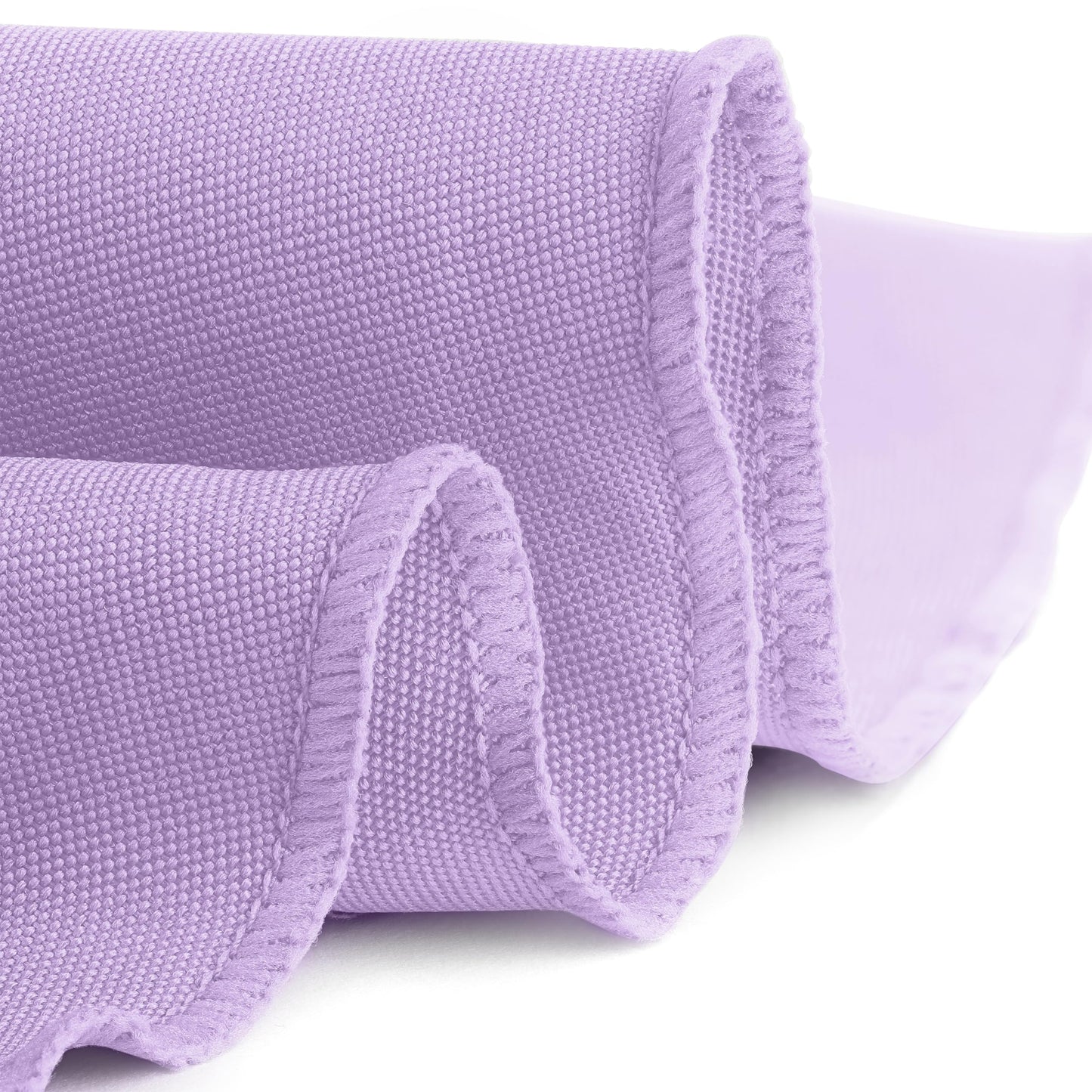 Gee Di Moda Round Tablecloth - 70 Inch Lavender Round Table Cloth for 24 to 48 Inch Round Tables - Heavy Duty Washable Fabric - for Buffet Table