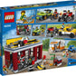 LEGO City Tuning Workshop 60258, Features a Toy Garage, Car Shop, Camping Trailer, Motorcycle, Crane and Tow Truck in One Fun Playset, Makes a Great