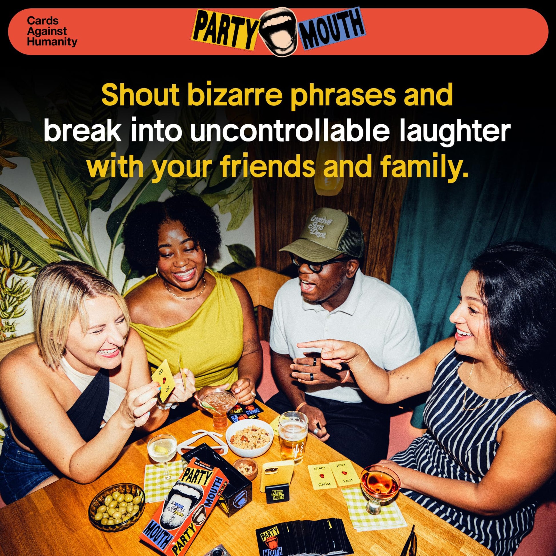 Party Mouth by Cards Against Humanity • A Fast and Filthy Adult Party Game • Mind Meld with Friends and Shout Absurd Phrases