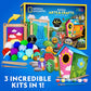 NATIONAL GEOGRAPHIC Mega Arts & Crafts Activity Kit for Kids Ages 8-12 - 3 Craft Kits to Build, Paint, Weave & Create, Rock Painting, Weaving Loom