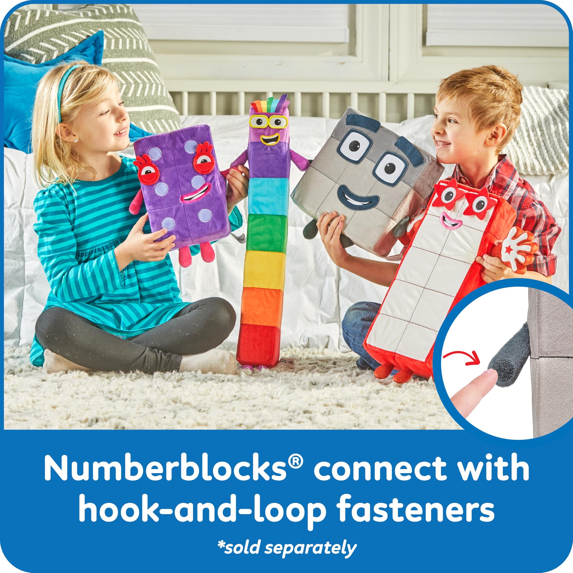 hand2mind Numberblock Nine Playful Pal, Plush Figure Toys, Numbers for Toddlers, Cute Stuffies, Preschool Math Learning Toys, Stuffed Animal, Small