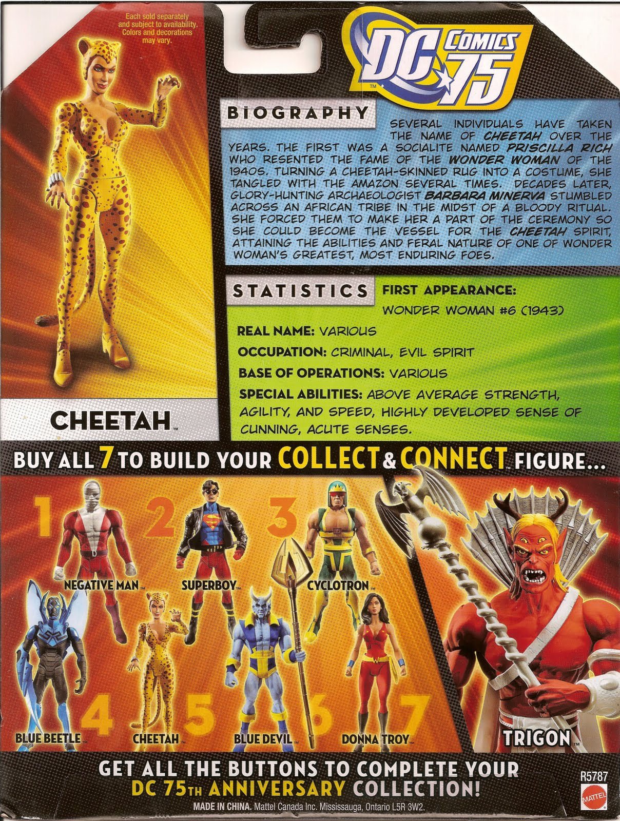DC Universe Wave 13 Classics Series Action Figure #5- CHEETAH (Black Suit Variant)